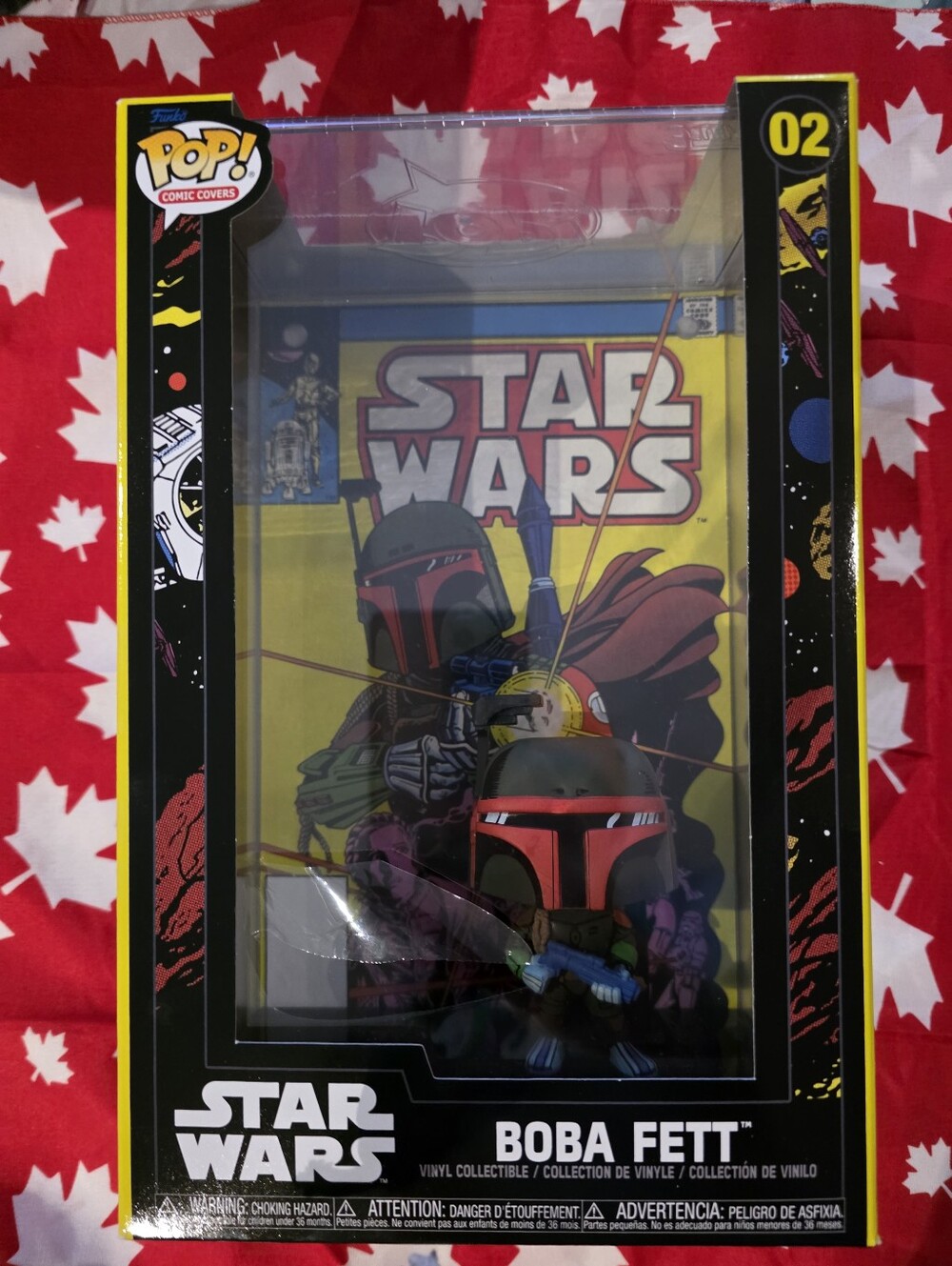Funko Star Wars Boba Fett Pop! Comic Covers (Black, Red, Yellow)